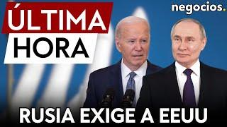 ÚLTIMA HORA  Rusia exige que Estados Unidos retire sus armas nucleares de Europa