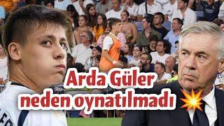  Arda Güler neden oynatılmadı? İspanyol basını açıkladı #realmadrid #ancelotti