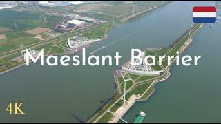 The Maeslant Barrier  Maeslantkering  The Netherlands  4K  60FPS