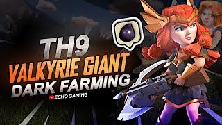 Clash of Clans TH9 Dark Elixir Farming Strategy