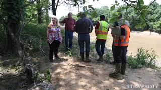 City officials and DEQ tour Bird Creek at Oxley Nature Center