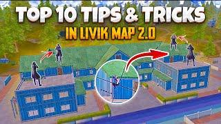 Top 10 Tips And Tricks in Livik Map 2.0   PUBG MOBILE  BGMI  Noob  to Pro  GuideTutorial