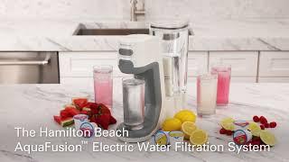 AquaFusion™  Hamilton Beach®  AquaFusion™ Electric Water Filtration System 87320