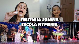 Vlog Brenda mãe de dois  Festa junina na escolinha  Minha filha foi miss pela primeira vez ️
