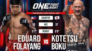 Eduard Folayang vs. Kotetsu Boku  Full Fight Replay