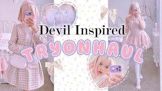 Kawaii Fashion Clothing Haul & Try-on  cute and aesthetic  Devilinspired Review