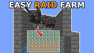 BROKEN IN 1.21 Minecraft New Easy Raid Farm 1.20.6 - 10000 Items per Hour