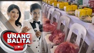 Pasabit na regalo ng ikinasal sa kanilang mga ninong at ninang patok sa netizens  UB