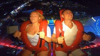 Funny Slingshot Ride Compillation  Funny Ride  Funny Tube