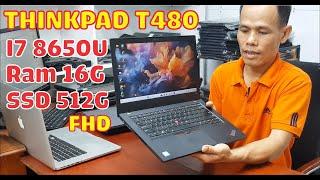 laptop giá rẻ Thinkpad t480 i7 8650U Ram 16G SSD 512G màn 14 inch FHD  laptop rẻ nhất hcm