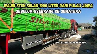 FAW JH 6 Wajib stok 1000 liter dari pulau jawa karena di sebrang cari solar susah