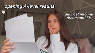 opening A-level results & did I get into my dream university?