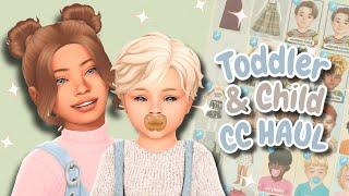 SIMS 4  TODDLER & CHILD CC HAUL Hair & Clothes ​ + CC LINKS in Description │Sims 4