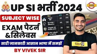 UP SI SYLLABUS 2024  UP SI 2024 SYLLABUS  UP SI SYLLABUS 2024 IN HINDI - VIVEK SIR