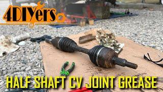 How to Remove the Front Axle Dodge Ram 1500 and Grease the CV Joint