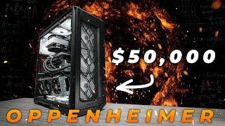 REVEALED  Worlds MOST POWERFUL Creator PC  AMD 5995wx + 3x RTX 4090 Workstation OPPENHEIMER PC