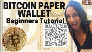 Bitcoin Paper Wallet Beginners Tutorial