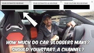 How Much Money Do Car Vloggers Make? Should You Start?