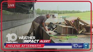 Pasco County residents reflect on Helene damage begin debris removal