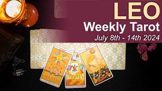 LEO WEEKLY TAROT READING YOURE IN DEMAND CHOICES July 8th to 14th 2024 #weeklyreading #tarot