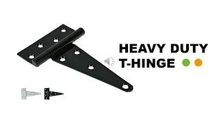 Heavy Duty T Hinge Latch for Wooden Fence with Screws  6 inch  HOWTOOL Hardware