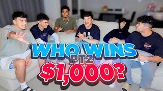 6 BEST FRIENDS DECIDE WHO WINS $1000 Vlogmas DAY 21