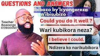 L258 IBIBAZO NIBISUBIZO BYICYONGEREZA BIFASHA KUVUGA ICYONGEREZA  PART2