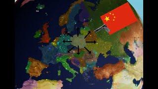 Poland forms Intermarium and defeats China Spain and Russian country hopper Rise Of Nations