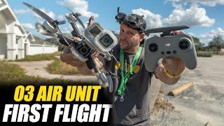 DJI O3 Air Unit First Flight Impressive