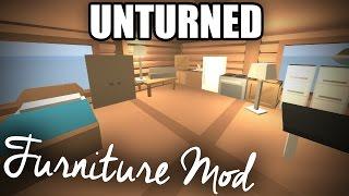 Unturned Modday Furniture Mod Functioning Cabinets Beds Lamps +More