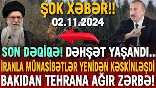 TƏCİLİ Əsas xəbərlər 02.11.2024 Xəbər Bələdcisi xeberler xəbərlər son xeberler