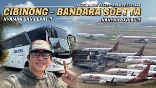 Cara Naik Damri Dari Cibinong Ke Bandara Soekarno Hatta Hanya 45 Menit Dan Tepat Waktu‼️