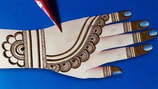 Eid Special Stylish Easy Mehndi designSimple Mehandi ka designMehndi designHennaMehandi design