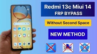 Redmi 13c Android 14 Frp Bypass  Google Account Unlock Without Pc-2024