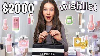 $2000 BUYING MY ENTIRE WISHLIST + HUGE HAUL online shop with me sephora mecca whitefox