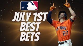 Best MLB Player Prop Picks Bets Parlays Predictions Moneylines Today Monday July 1st 71