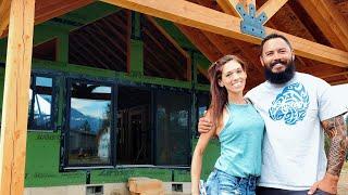 Couple Turns Raw Land Into Dream Sustainable Homestead  2 Years In 15 Minutes