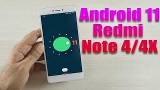 Install Android 11 on Redmi Note 4 & 4X AOSP Rom - How to Guide