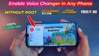 Female Voice Changer App For Bgmi PUBG & Free Fire Without Root New Trick Voice Changer App For BGMI