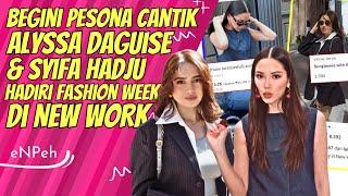 DUA CALON MANTU AHMAD DHANI HADIRI EVENT NEW YORK SEGINI HARGA OUTFIT ALYSSA DAGUISE & SYIFA HADJU