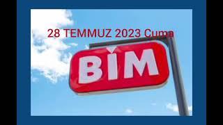 Bim Aktüel Bim 28 temmuz 2023 Tekli sunum indirimli ürünler