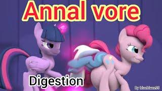 Horse Anal vore Digestion #V- ANIM 3 by blueblaze95