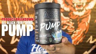 ABE All Black Everything Pump Solid Non-Stimulant Pre-Workout Option