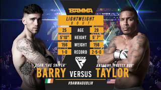 BAMMA 35 Dean Barry vs Anthony Taylor