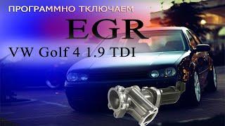 Программное отключение EGR  VW Golf 4  74 KW # CheckEngine #EGR #OffGear