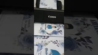 Cetak Undangan Blangko Pakai Printer Canon ip2770 #Shorts