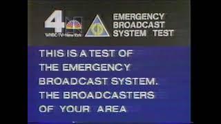 Emergency Broadcast System test 1980