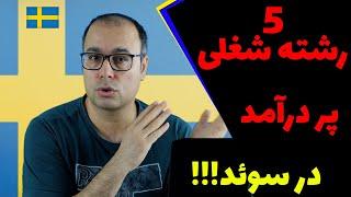 رشته های شغلی پر درآمد در سوئد