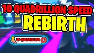 10 QUADRILLION SPEED REBIRTH  Cursed Ruins  Speedman Simulator