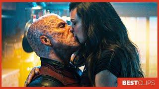 Wade and Vanessa Kiss Scene  Deadpool 2 2018 Movie CLIP 4K